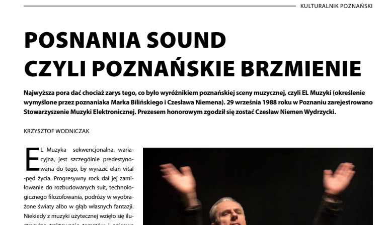 Muzyczne (nie tylko) problemy i klimaty Poznania…i Polski.