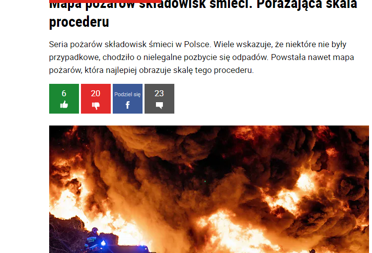 Palenie śmieci – polska PLAGA.