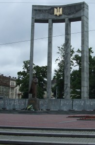 Bandera w Lwowie