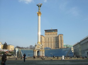 Kijow 8 kwietnia 2008 fot.: Piotr Szelągowski