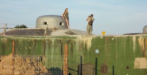 717 w świetle zachodzącego słońca