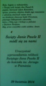 relikiwie_jp2_poznan_modlitwa