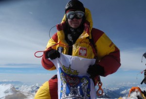 Na szczycie Everestu Pn, 25.V.14, fot.ArchiwumB.Wroblewski-m