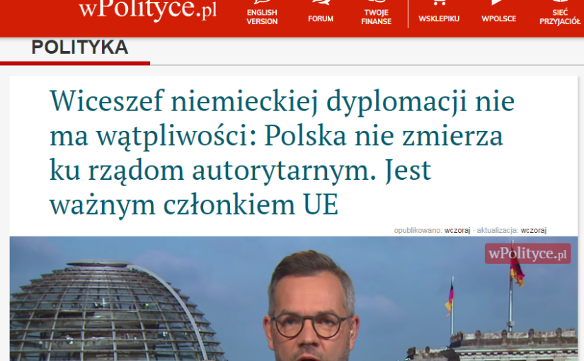 Pokazy siły politycznej: Polska-Niemcy-UE.